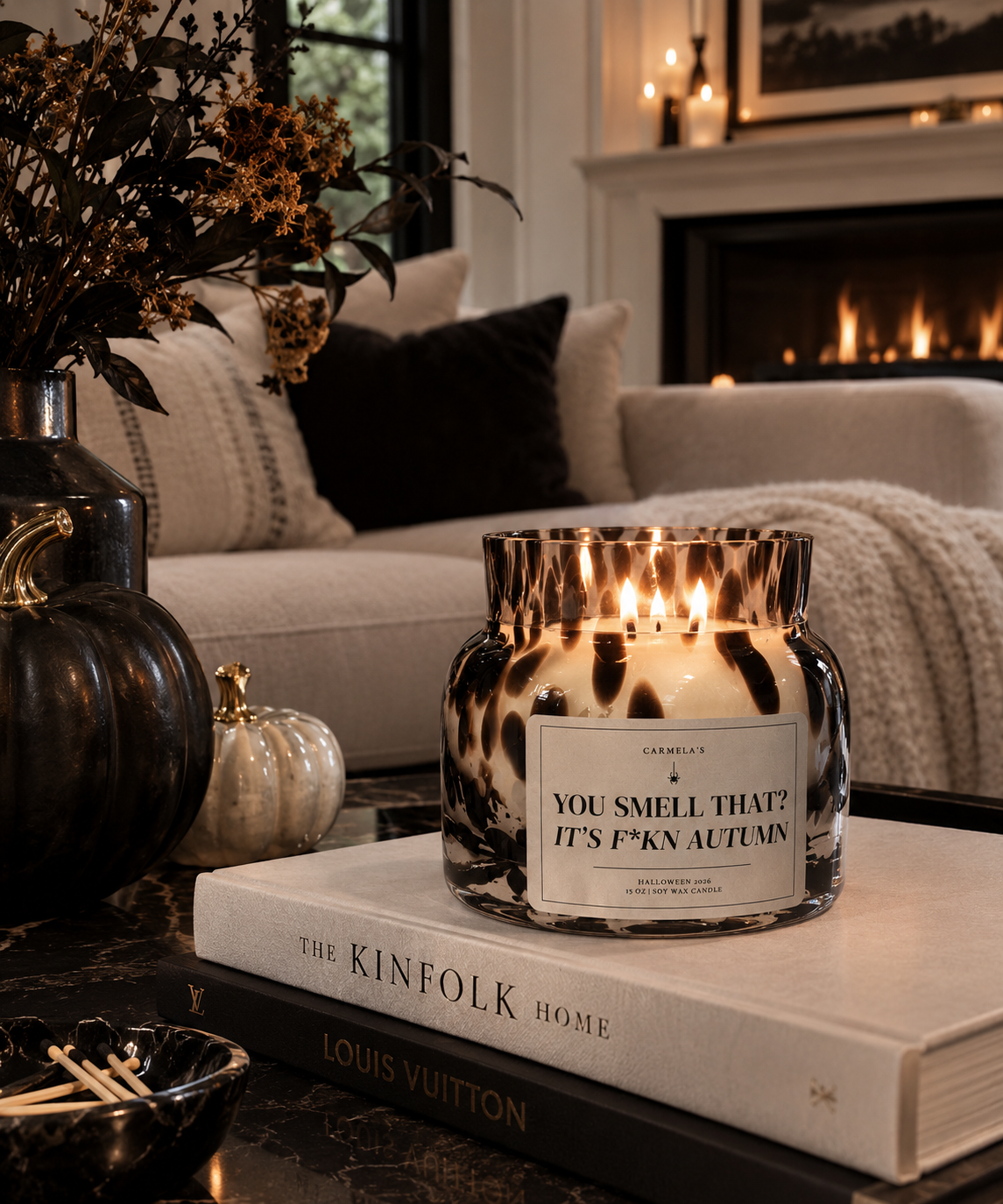 Mushroom Lamp Candle